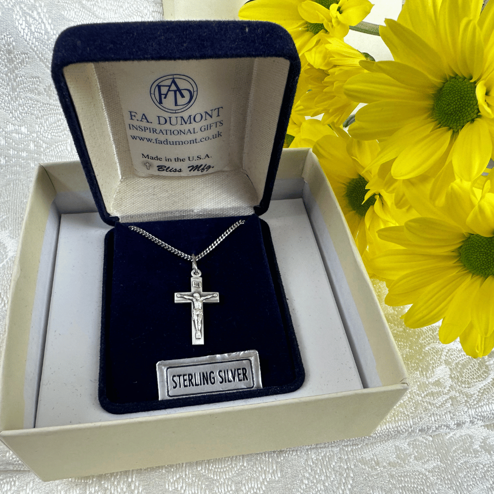 Sterling Silver Crucifix Pendant - 0001SS