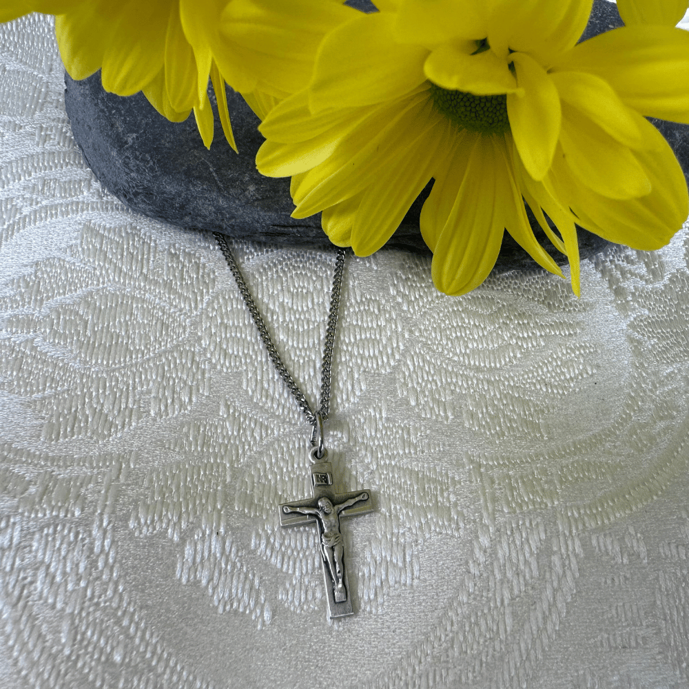 Sterling Silver Crucifix Pendant - 0001SS