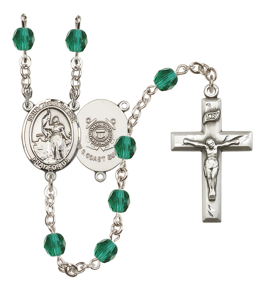 Marines Rosary - 6mm Zircon Fire Polished beads - 8053S3