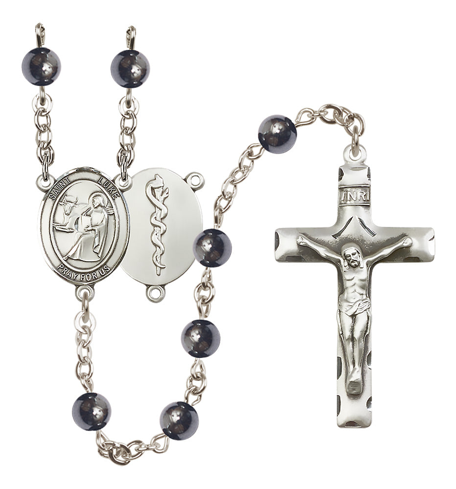 Doctors Rosary - 6mm Hematite beads - 8068S8