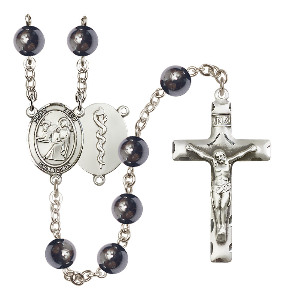 Doctors Rosary - 8mm Hematite beads - 8068S8