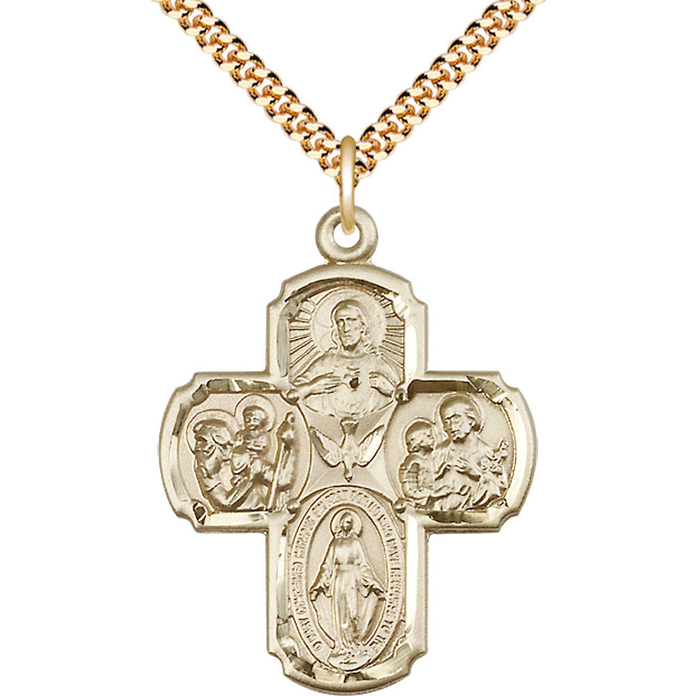 Gold Filled 4-Way Pendant - 0040GF