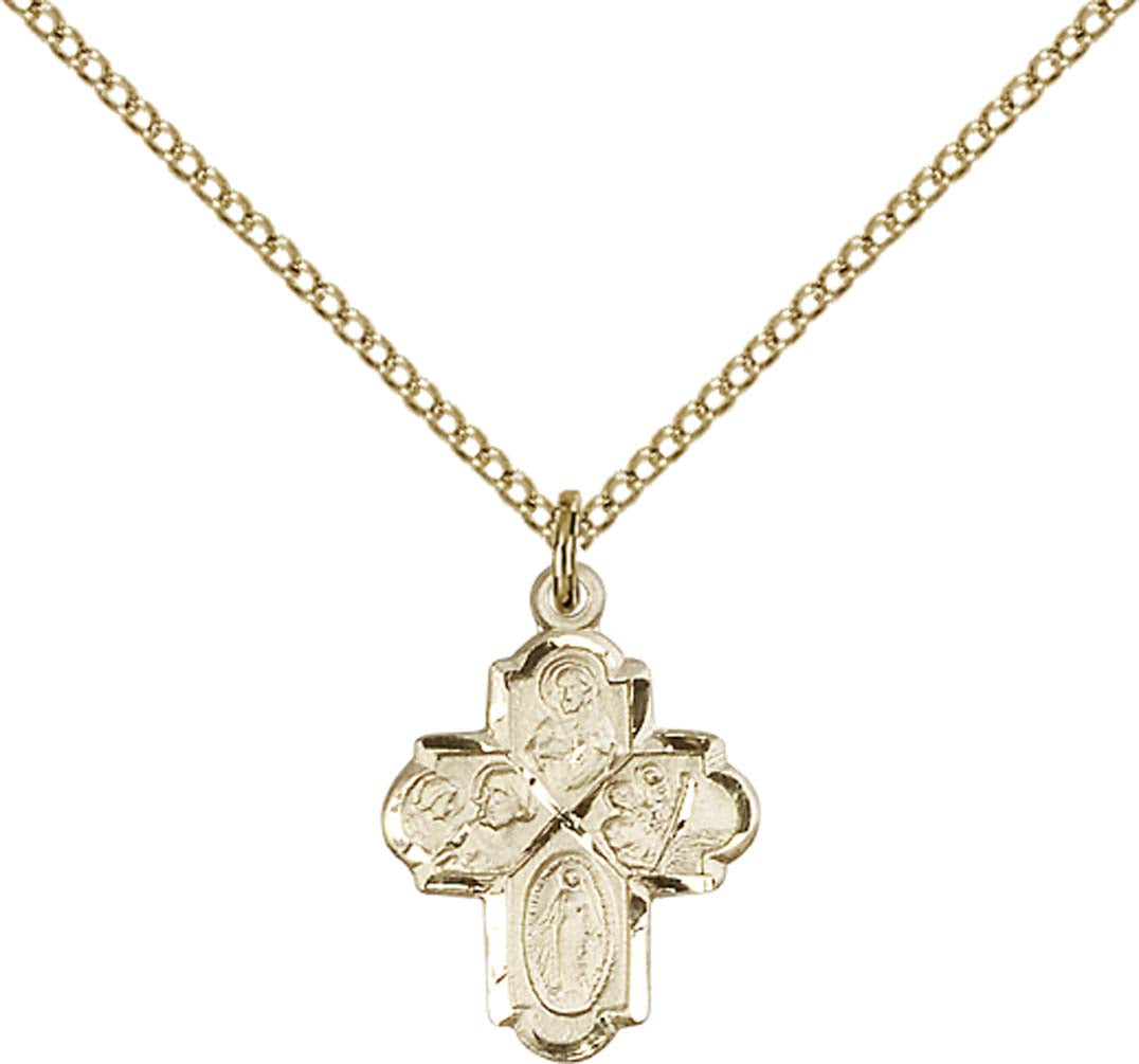 Gold Filled 4-Way Pendant - 0047GF