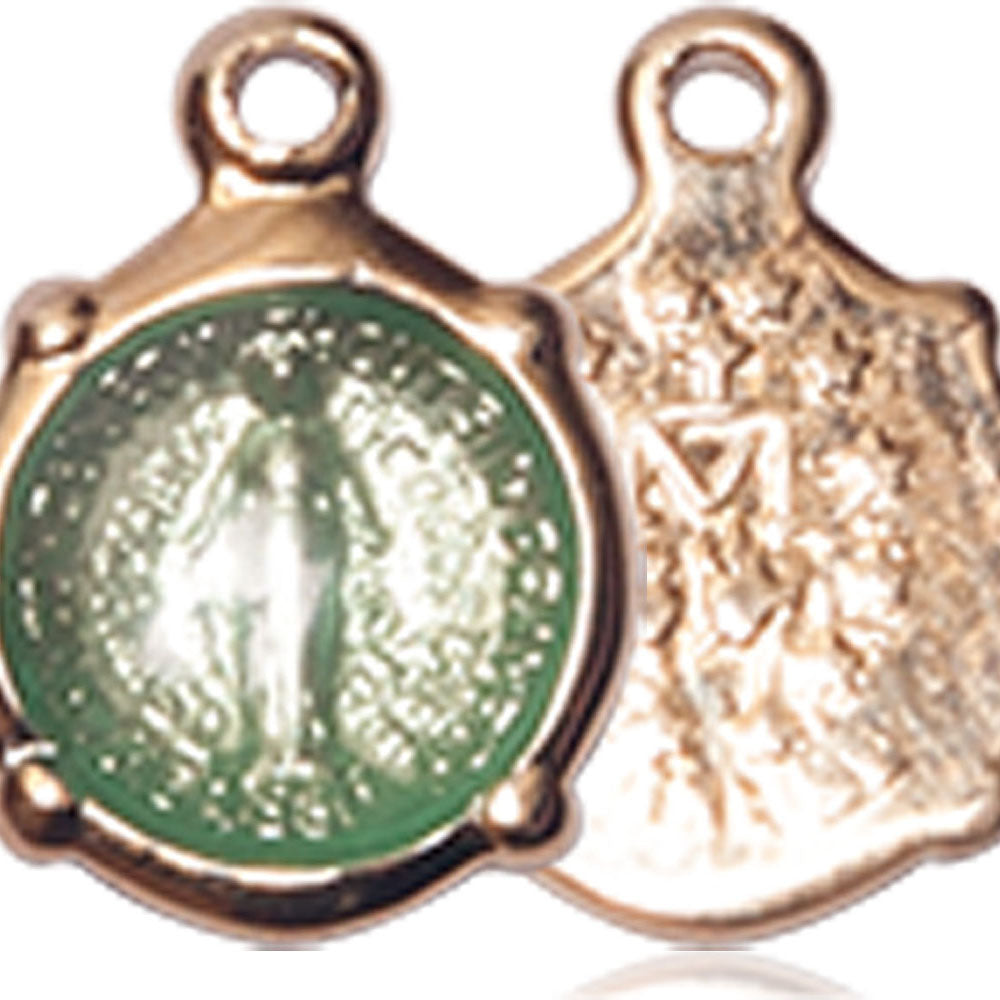 14kt Gold Miraculous Pendant - 0206MKT