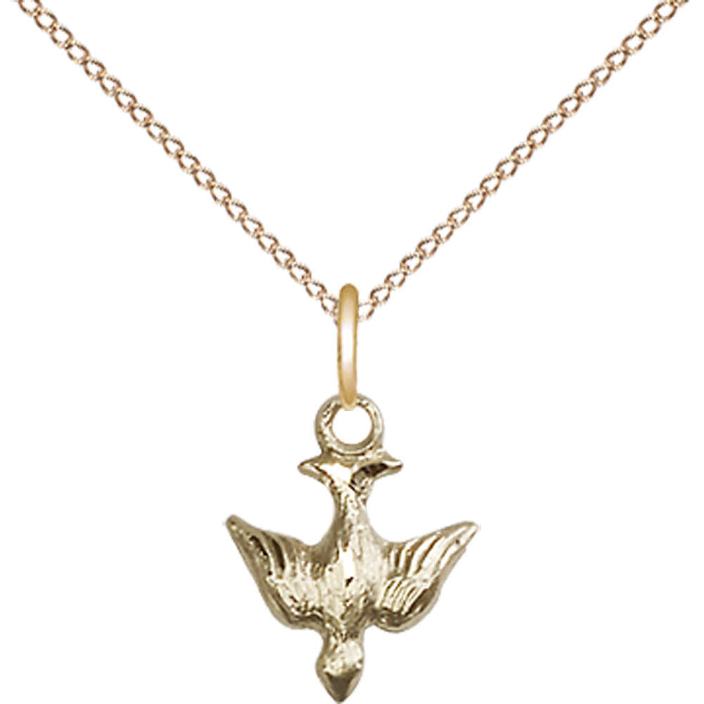 Gold Filled Holy Spirit Pendant - 0208GF
