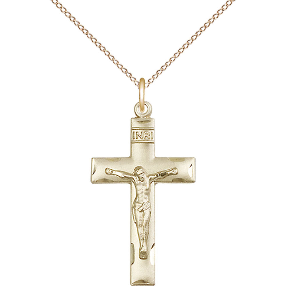 Gold Filled Crucifix Pendant - 0624GF