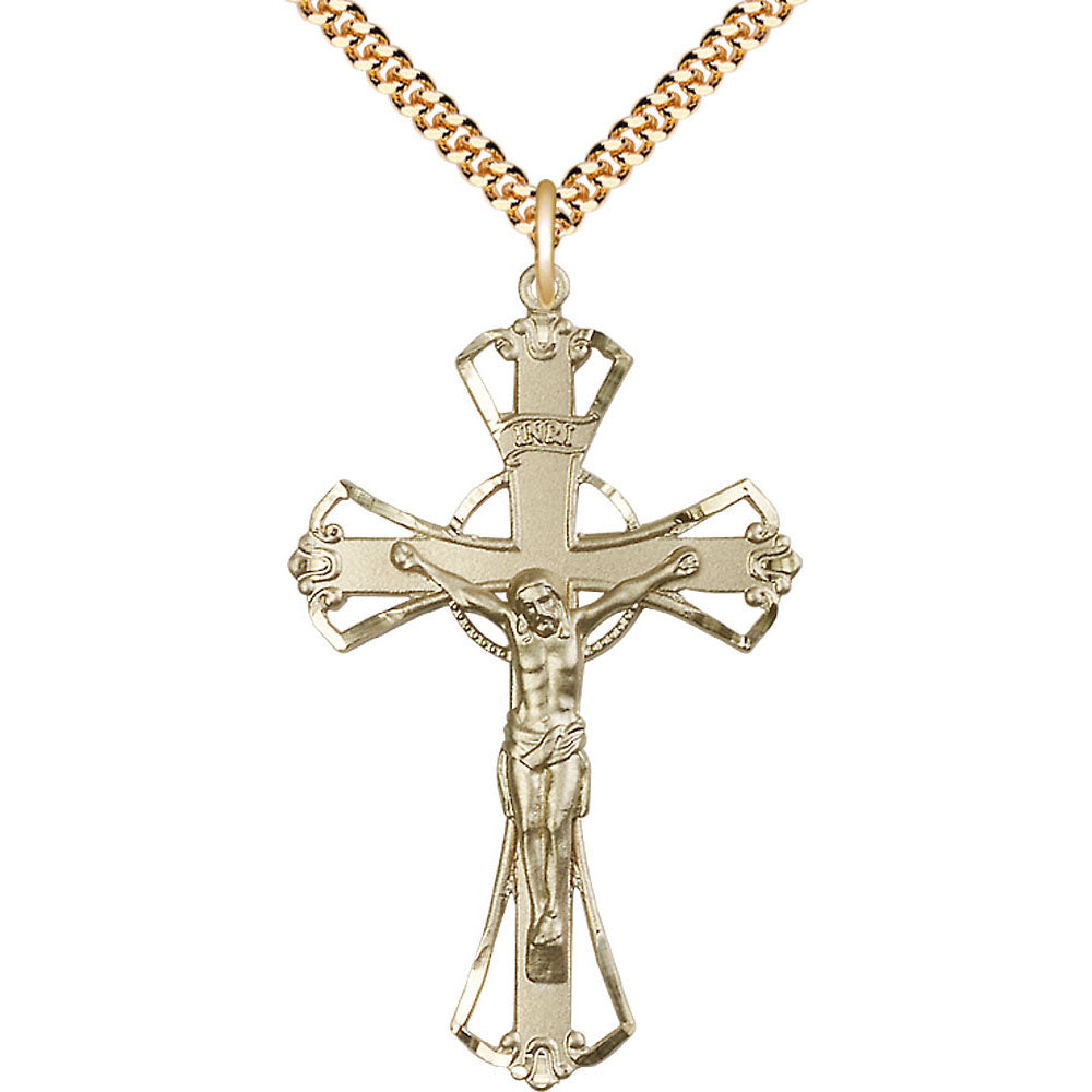 Gold Filled Crucifix Pendant - 0643GF