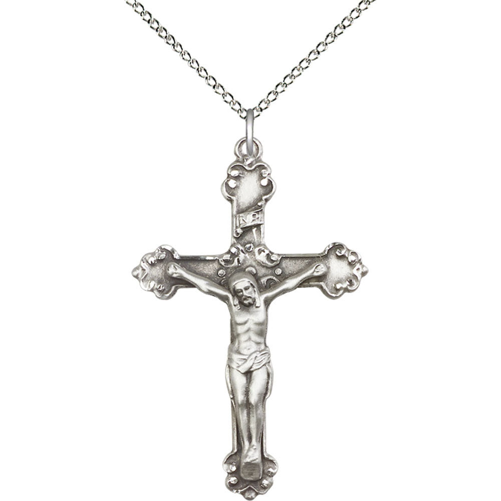 Sterling Silver Crucifix Pendant - 0656SS