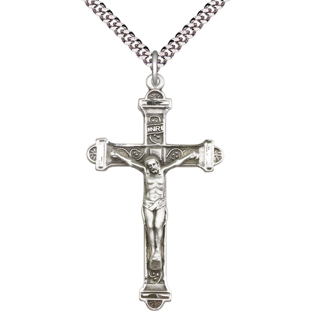 Sterling Silver Crucifix Pendant - 0658SS