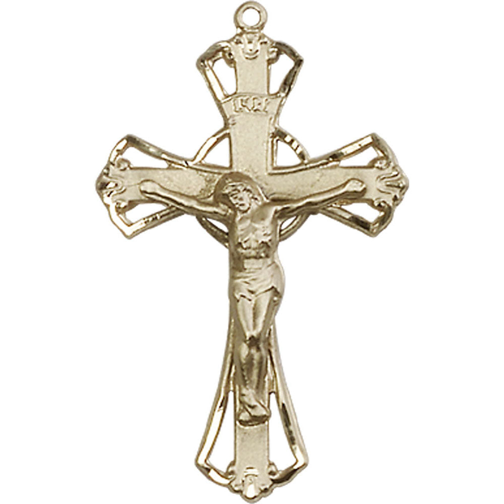 14kt Gold Crucifix Pendant - 0659KT