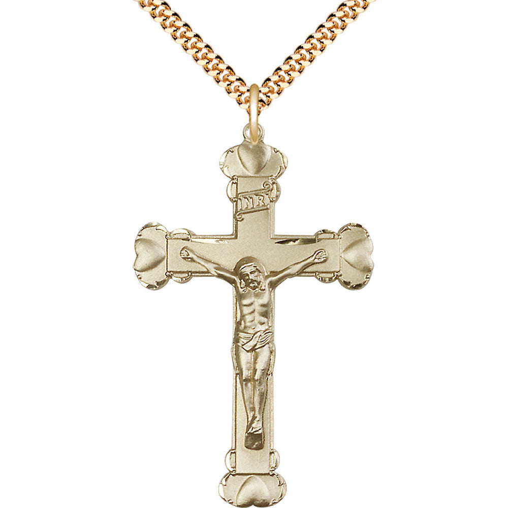 Gold Filled Crucifix Pendant - 0670GF