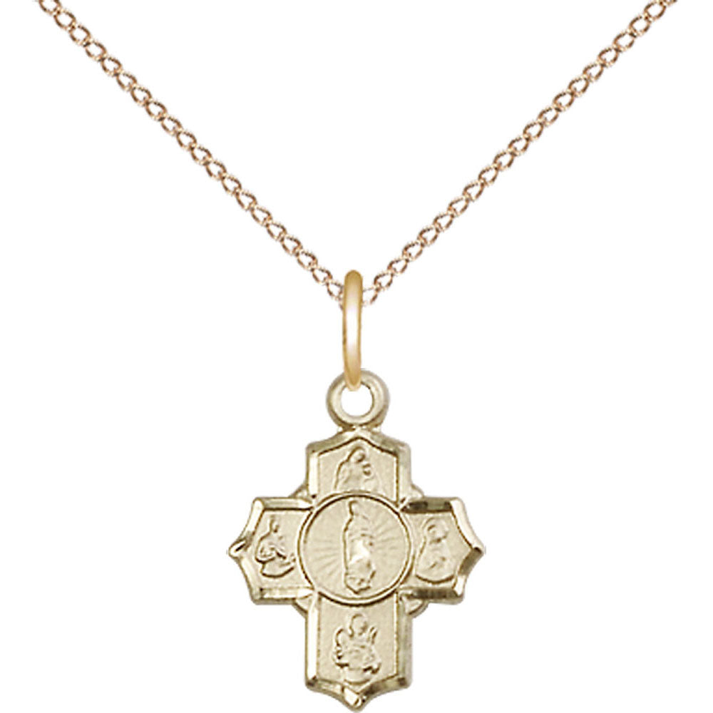 Gold Filled 5-WAY / MOTHERHOOD Pendant - 0808GF