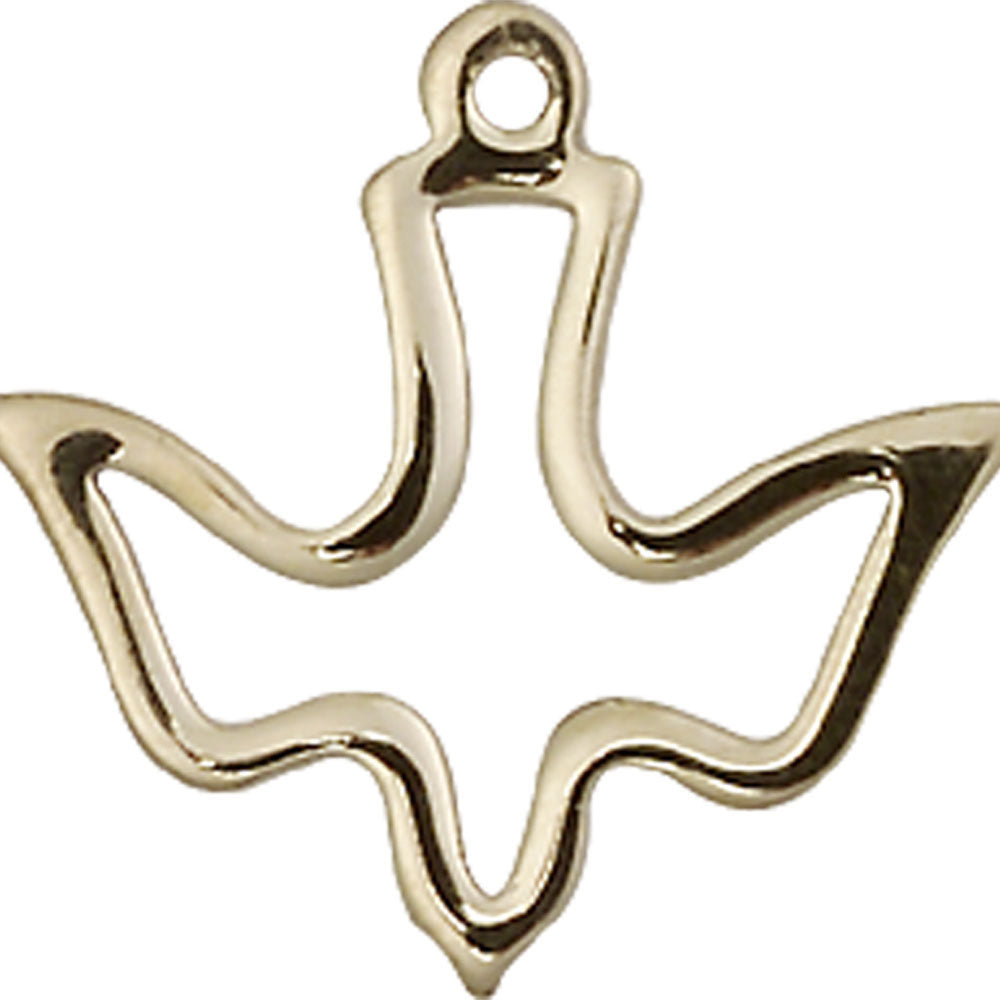 14kt Gold Holy Spirit Pendant - 1510KT
