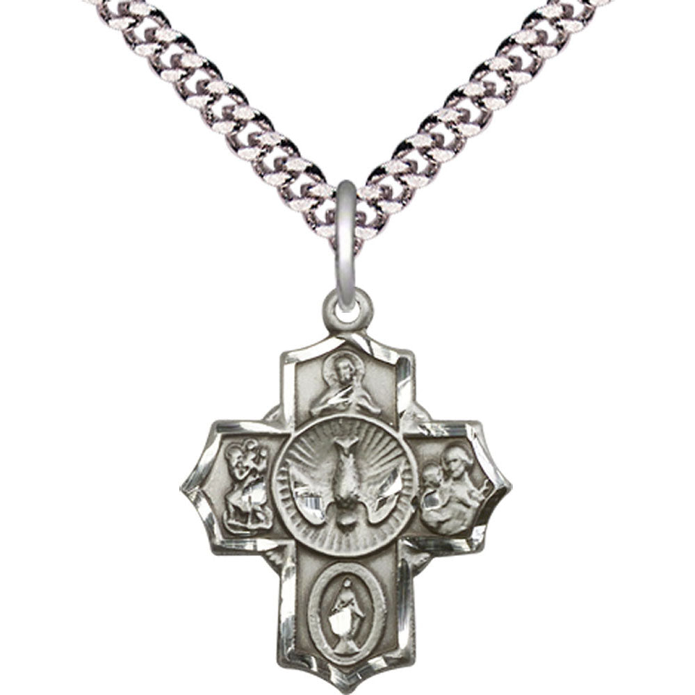 Sterling Silver 5-Way Pendant - 2090SS