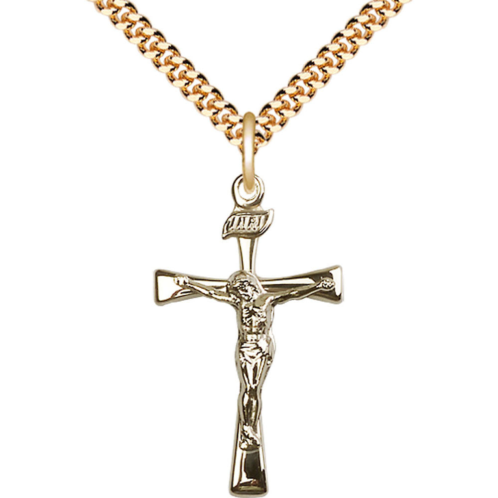 Gold Filled Maltese Crucifix Pendant - 2138GF