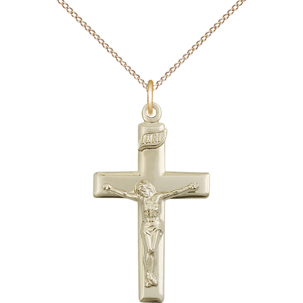 Gold Filled Crucifix Pendant - 2191GF