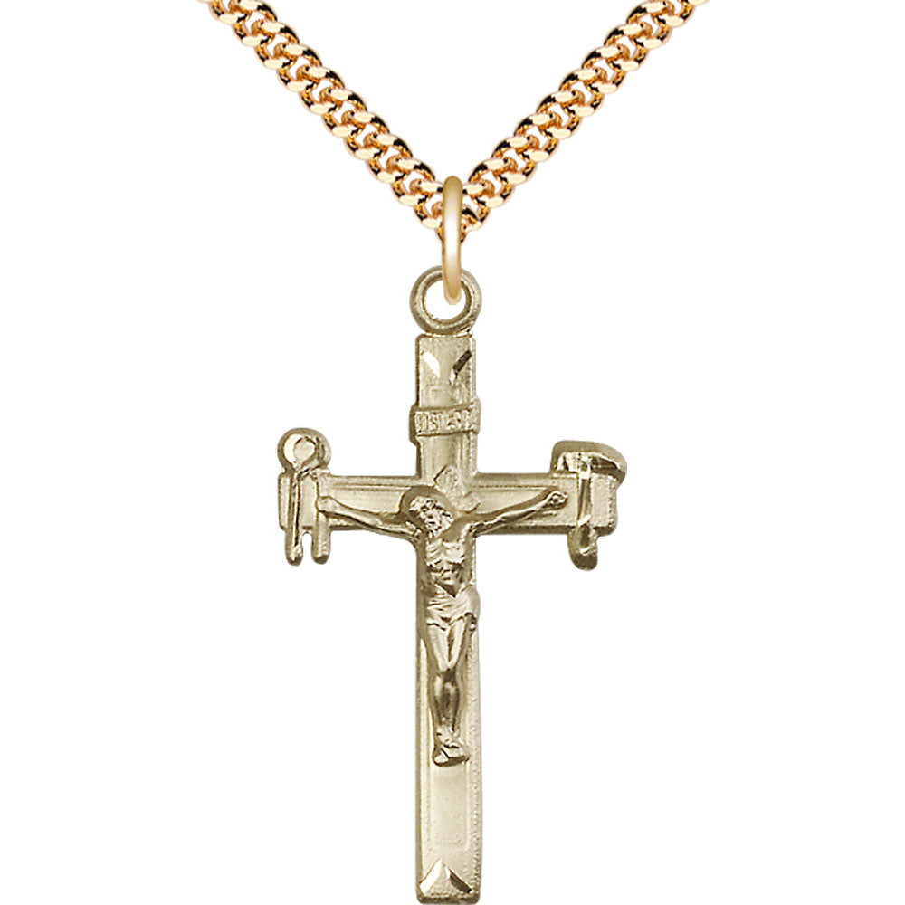 Gold Filled Crucifix Pendant - 2194GF