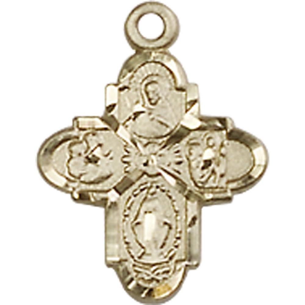 14kt Gold 4-Way Pendant - 3143KT