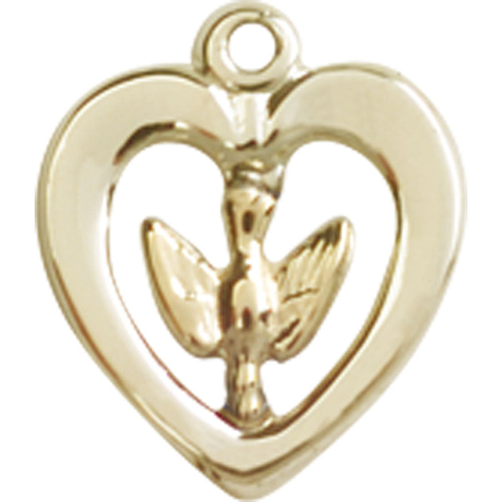 14kt Gold/14kt Gold Holy Spirit Pendant - 3146KT_KT