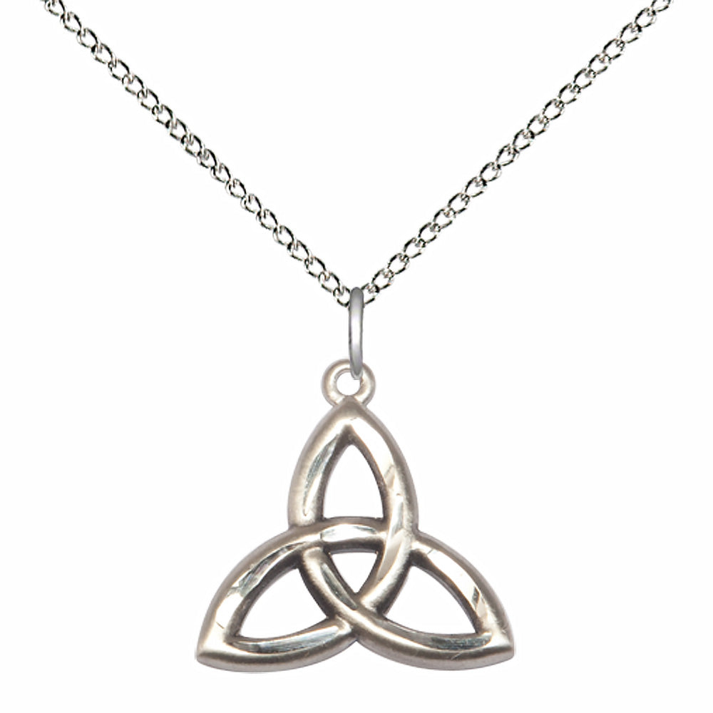 Sterling Silver Trinity Irish Knot Pendant - 5101SS