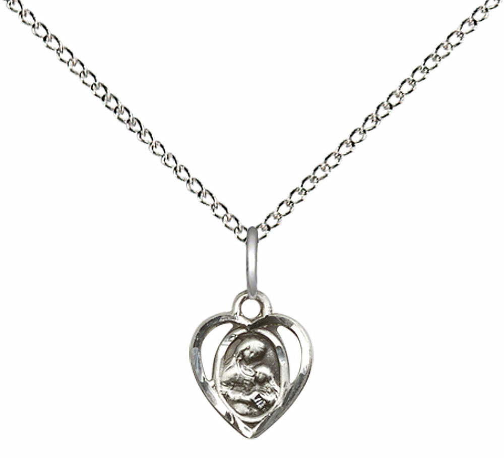 Sterling Silver Saint Ann Pendant - 5405SS