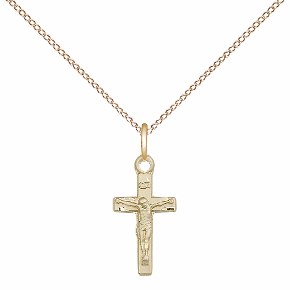 Gold Filled Crucifix Pendant - 5417GF