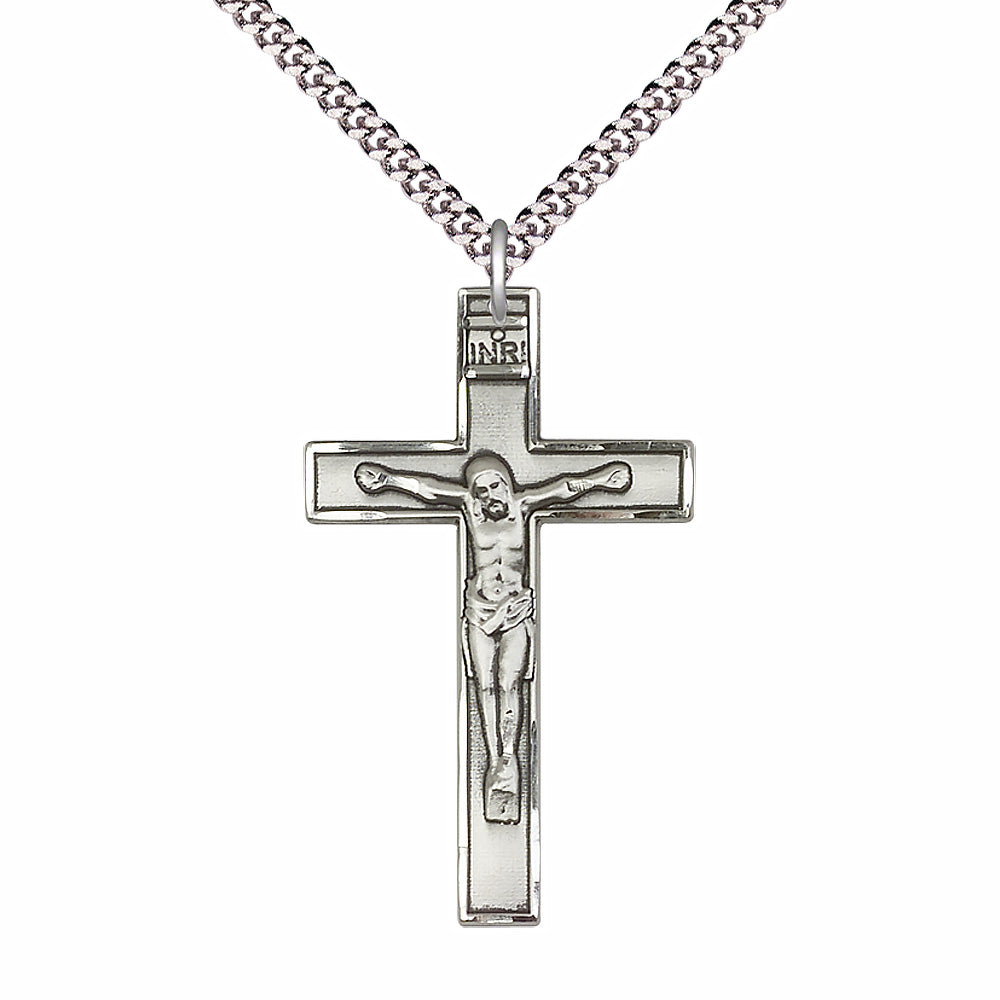 Sterling Silver Crucifix Pendant - 5739SS