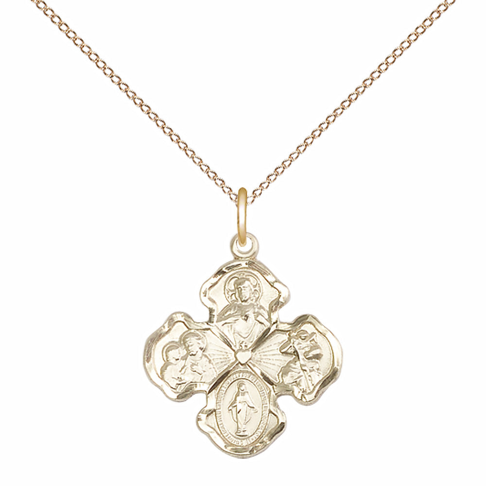 Gold Filled 4-Way Pendant - 5942GF