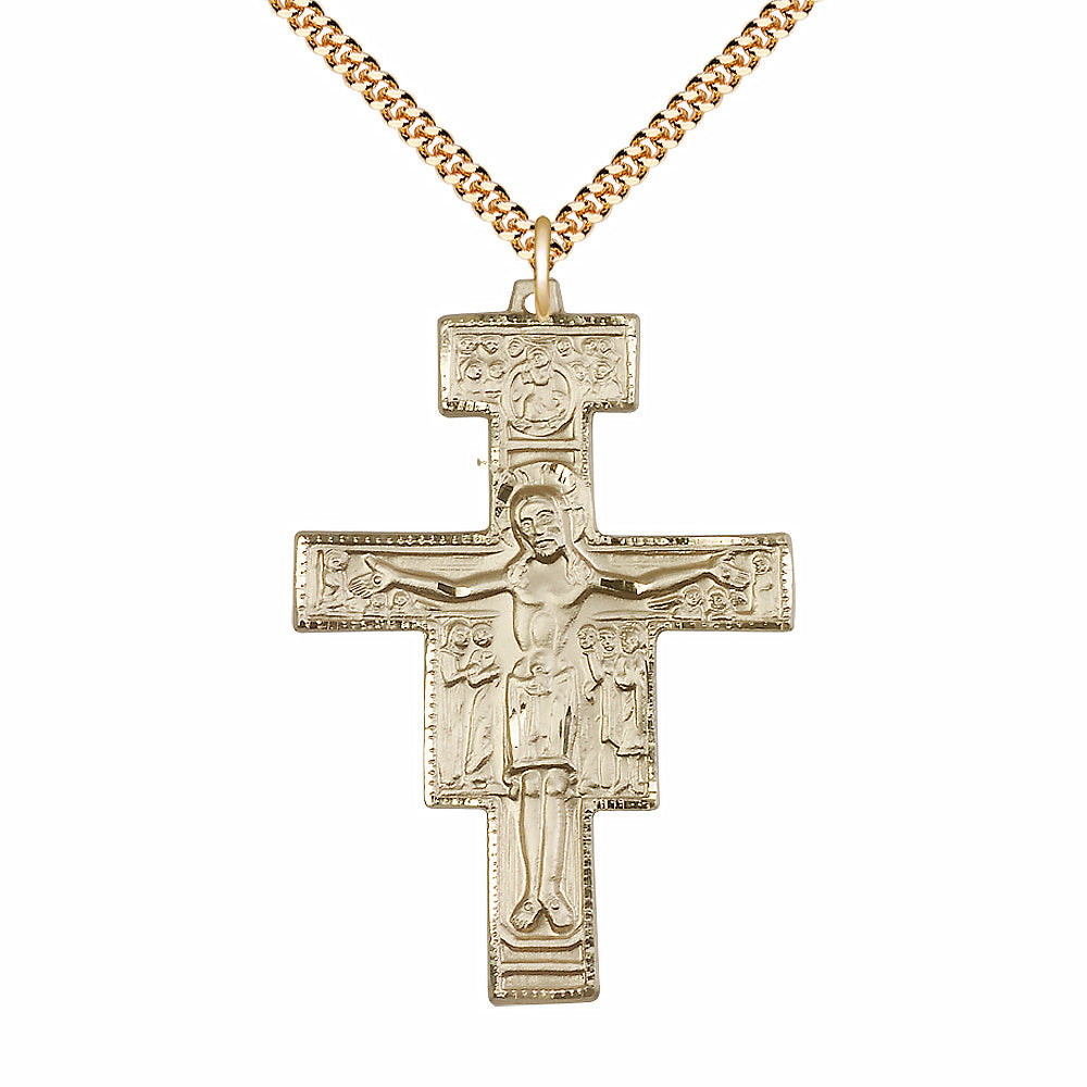Gold Filled San Damiano Pendant - 6070GF