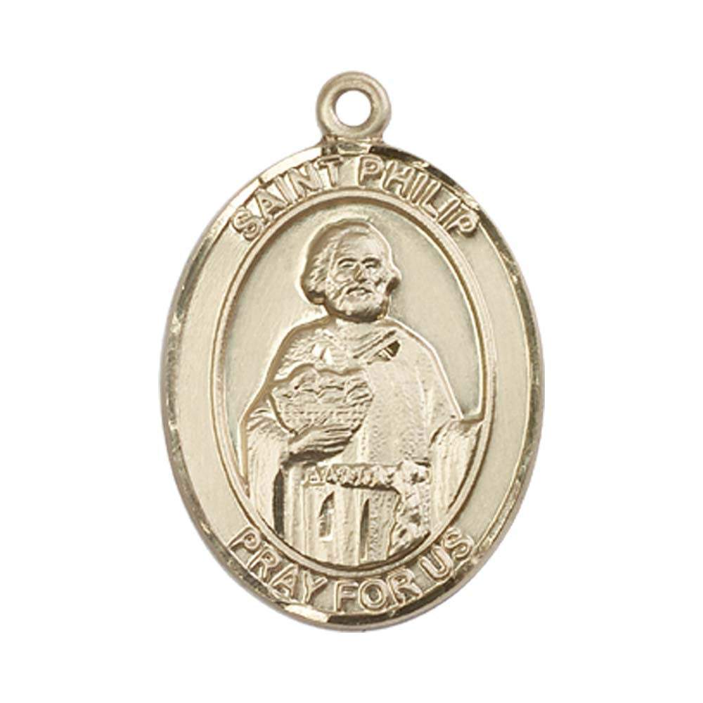 14kt Gold St. Philip the Apostle Medal - Large – Crosses & Medals