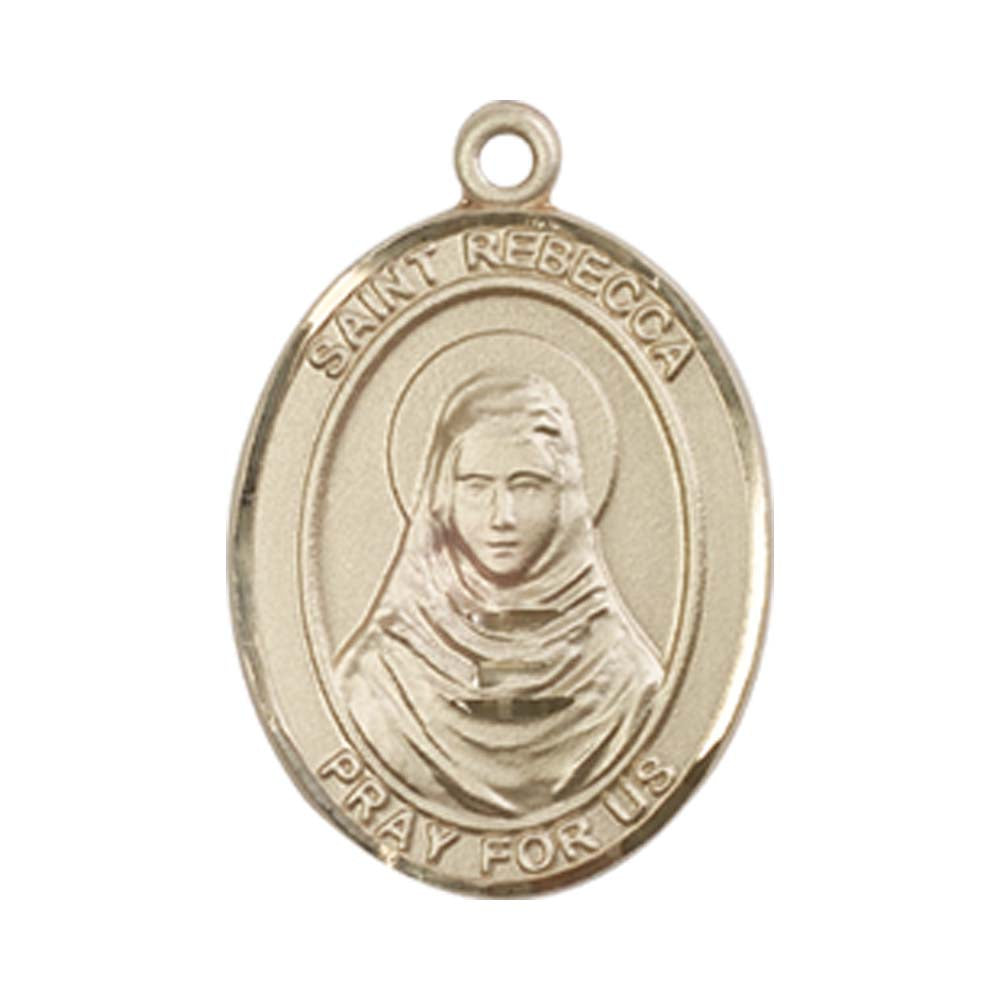 14kt Gold St. Rebecca Medal - Medium