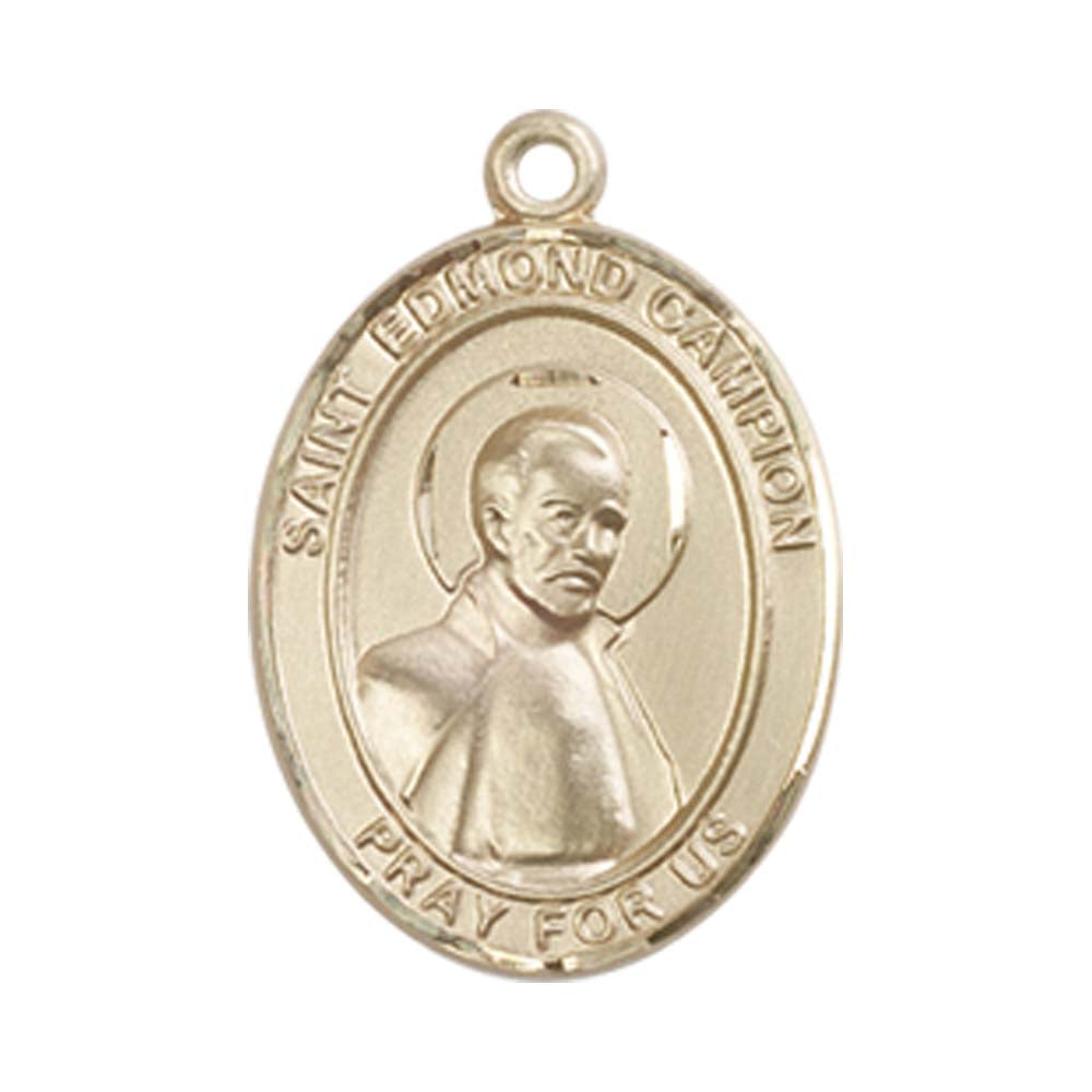 14kt Gold St. Edmund Campion Medal - Medium