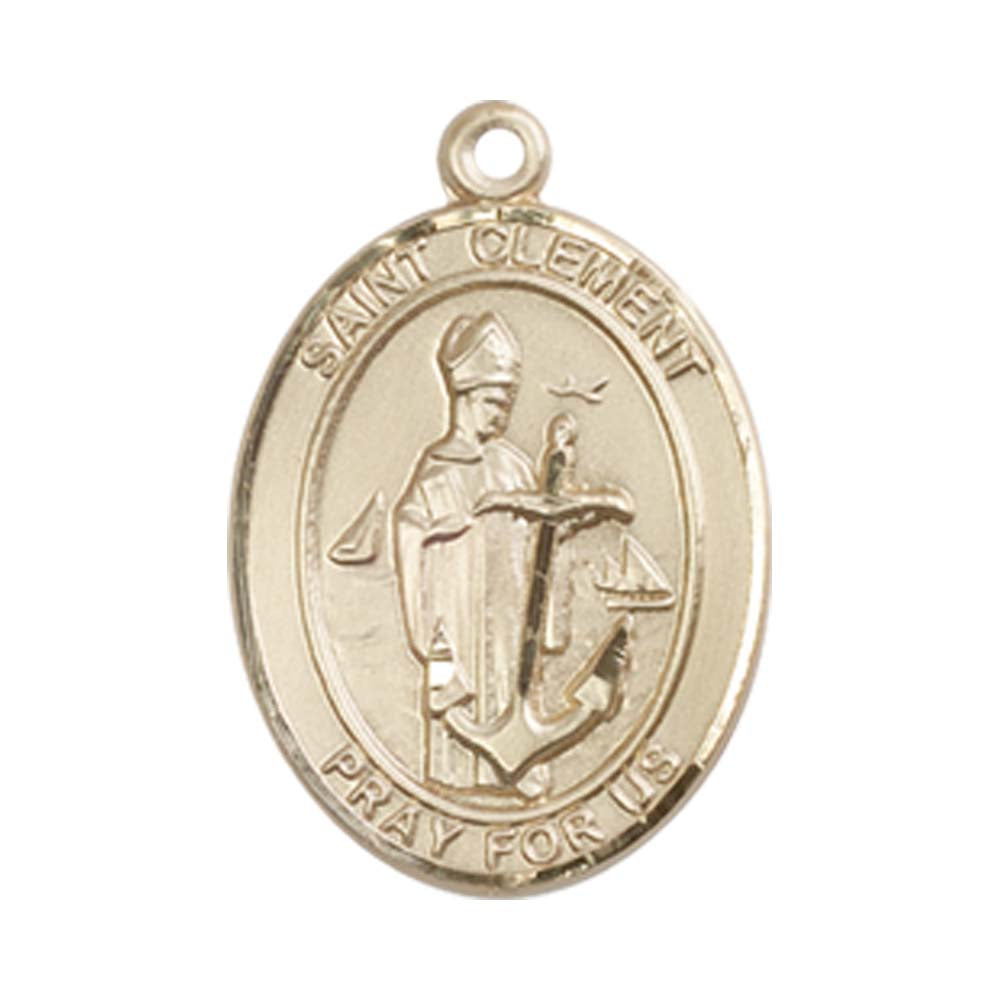 14kt Gold St. Clement Medal - Medium