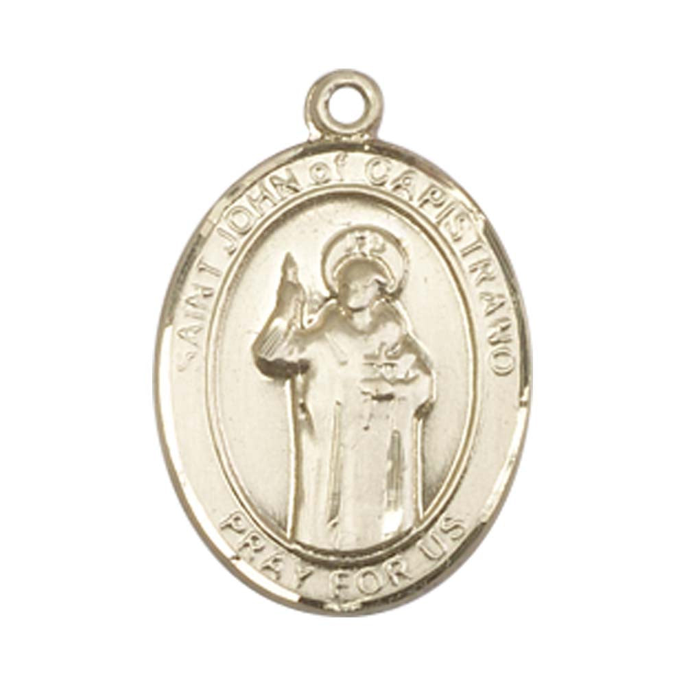14kt Gold St. John Of Capistrano Medal - Medium