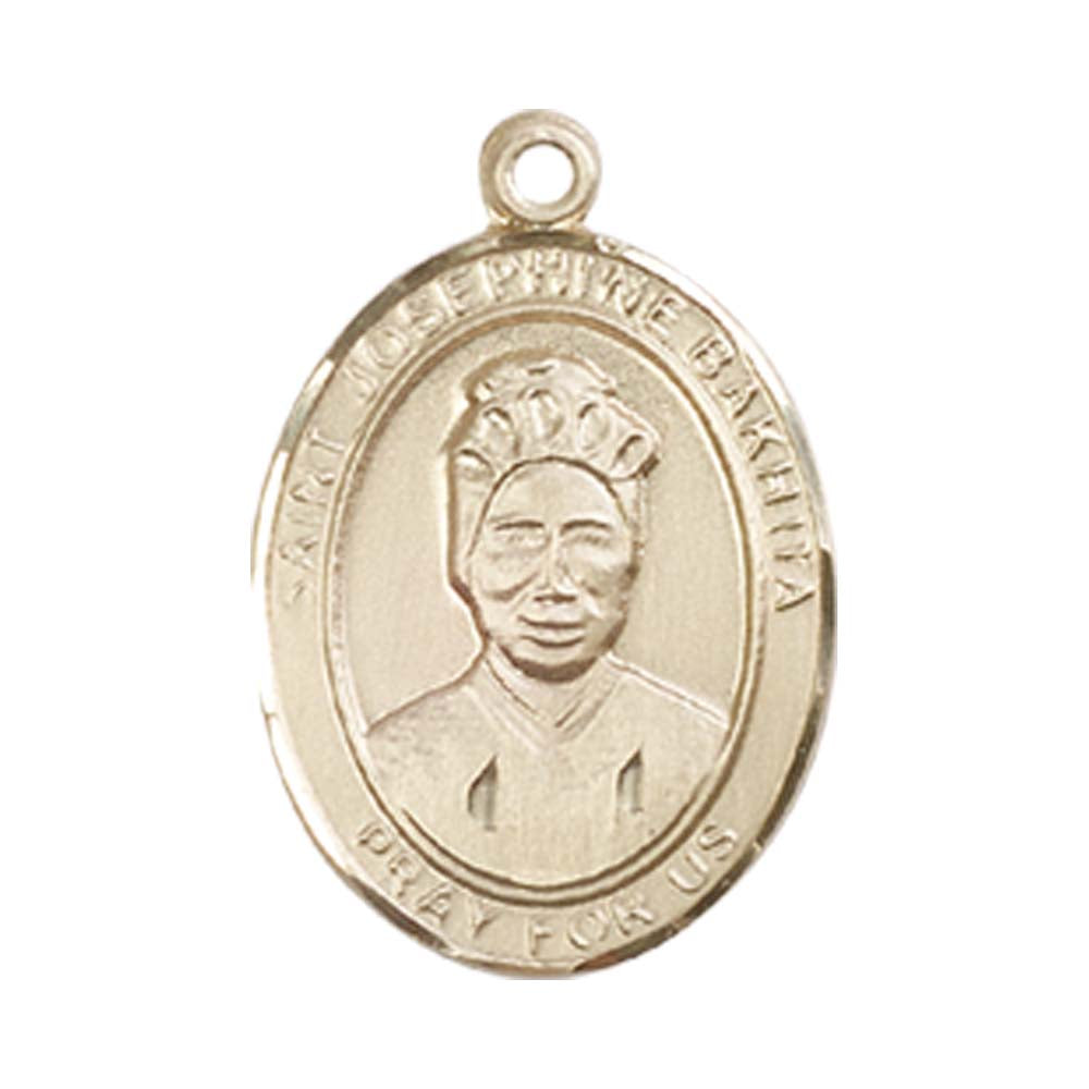 14kt Gold St. Josephine Bakhita Medal