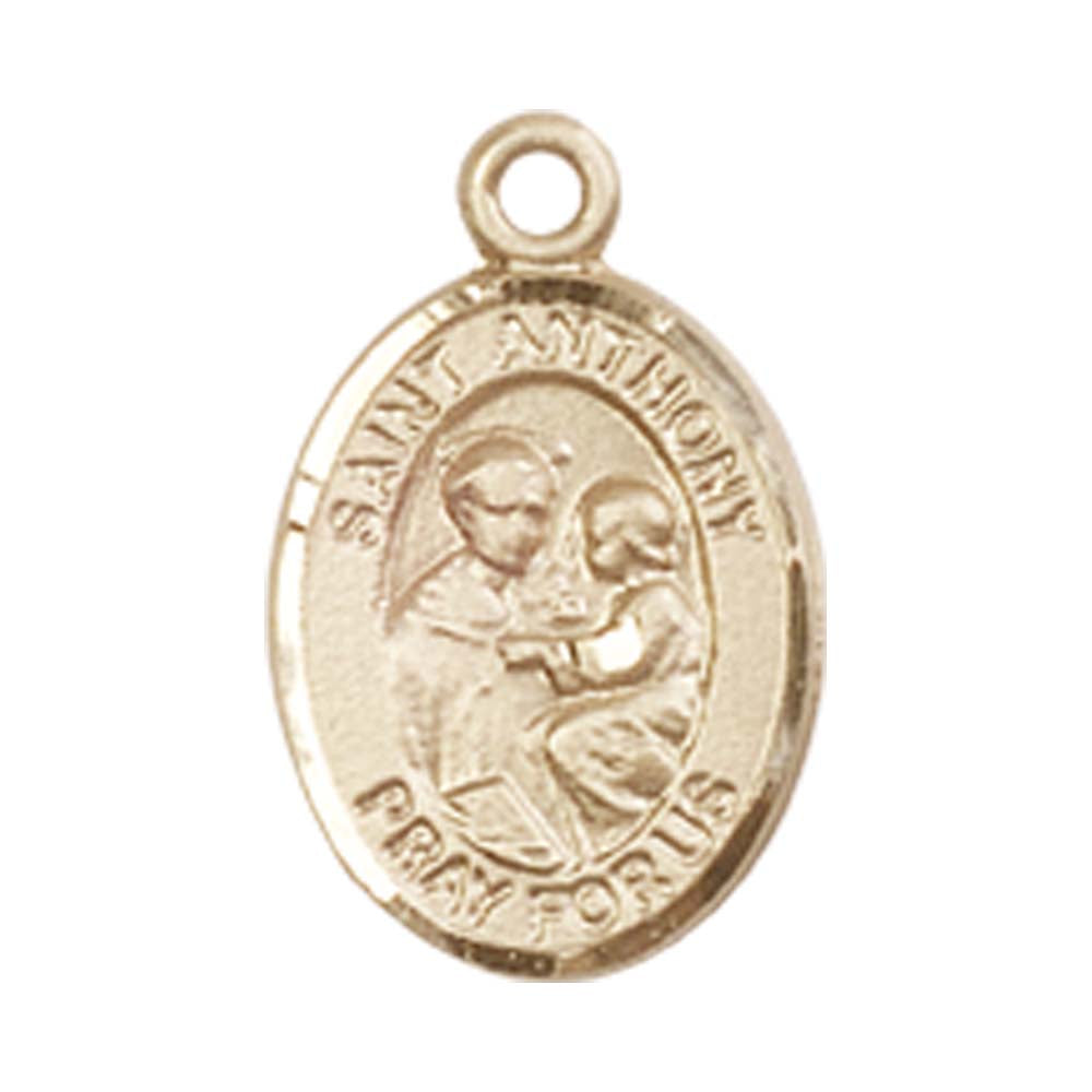 14kt Gold St. Anthony of Padua Medal - Small