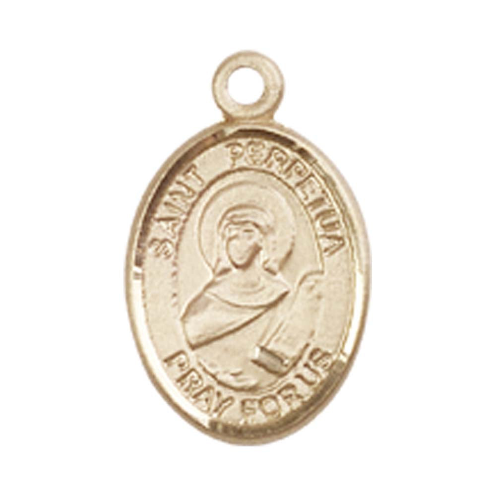 14kt Gold St. Perpetua Medal - Small – Crosses & Medals