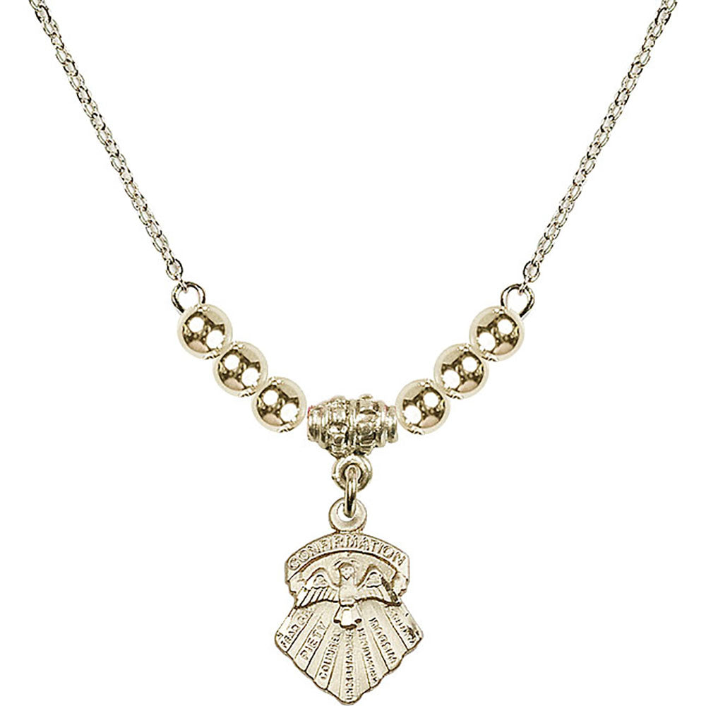 14kt Gold Filled Seven Gifts Birthstone Necklace with Gold Filled Beads - 0887