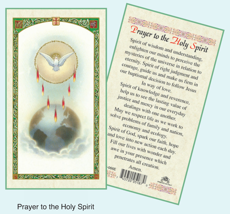PRAYER CARD HOLY SPIRIT