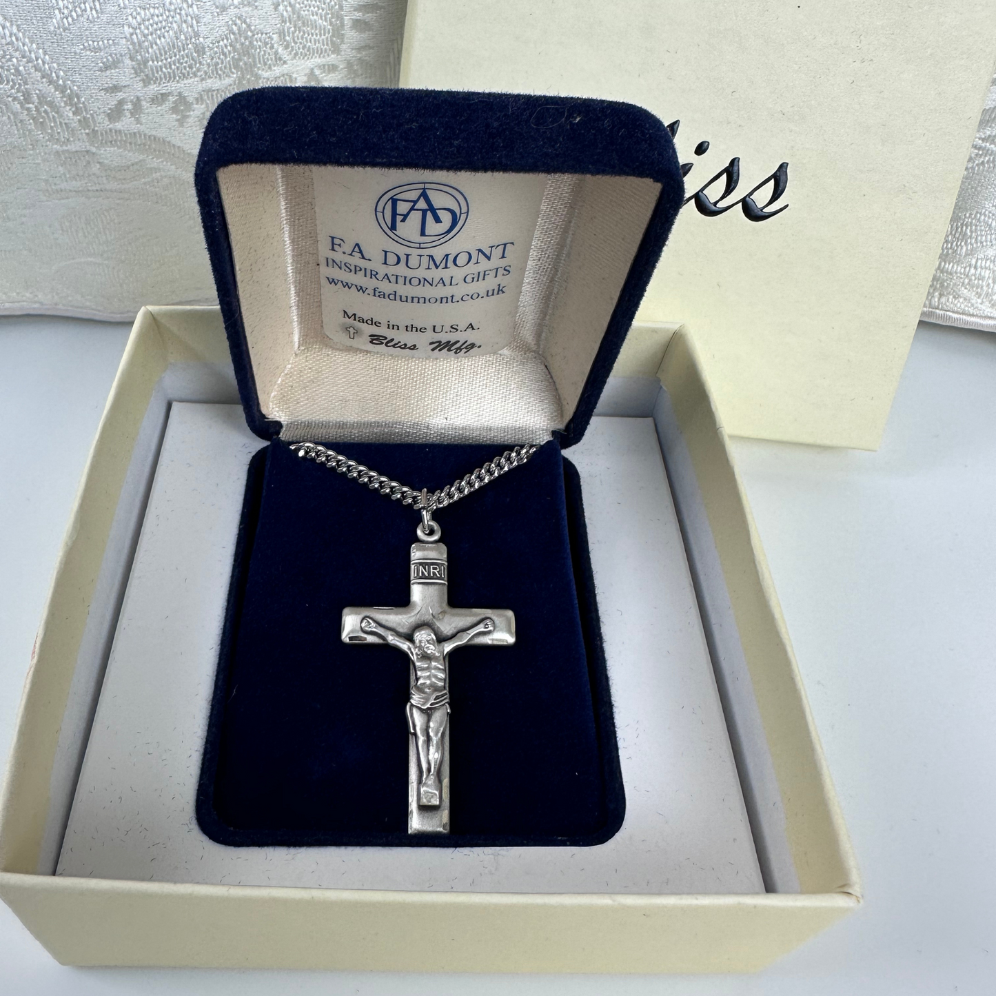 Sterling Silver Crucifix Pendant - 0644SS