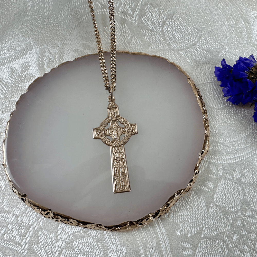 Gold Filled Scriptures Cross Pendant - 0255GF