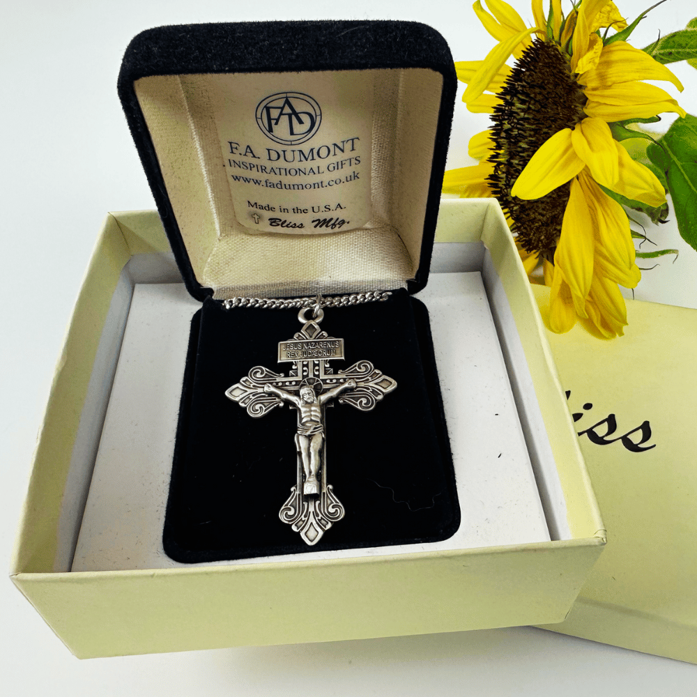 Sterling Silver Crucifix Pendant - 0632SS