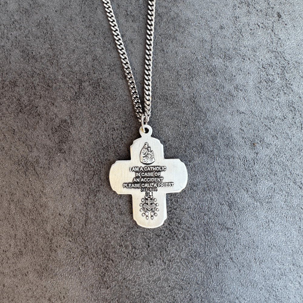Sterling Silver 4-Way Pendant - 0040SS