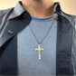 Gold Filled/Sterling Silver Saint Benedict Crucifix Pendant - 2645GF_SS