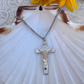 Gold Filled/Sterling Silver Saint Benedict Crucifix Pendant - 2645GF_SS