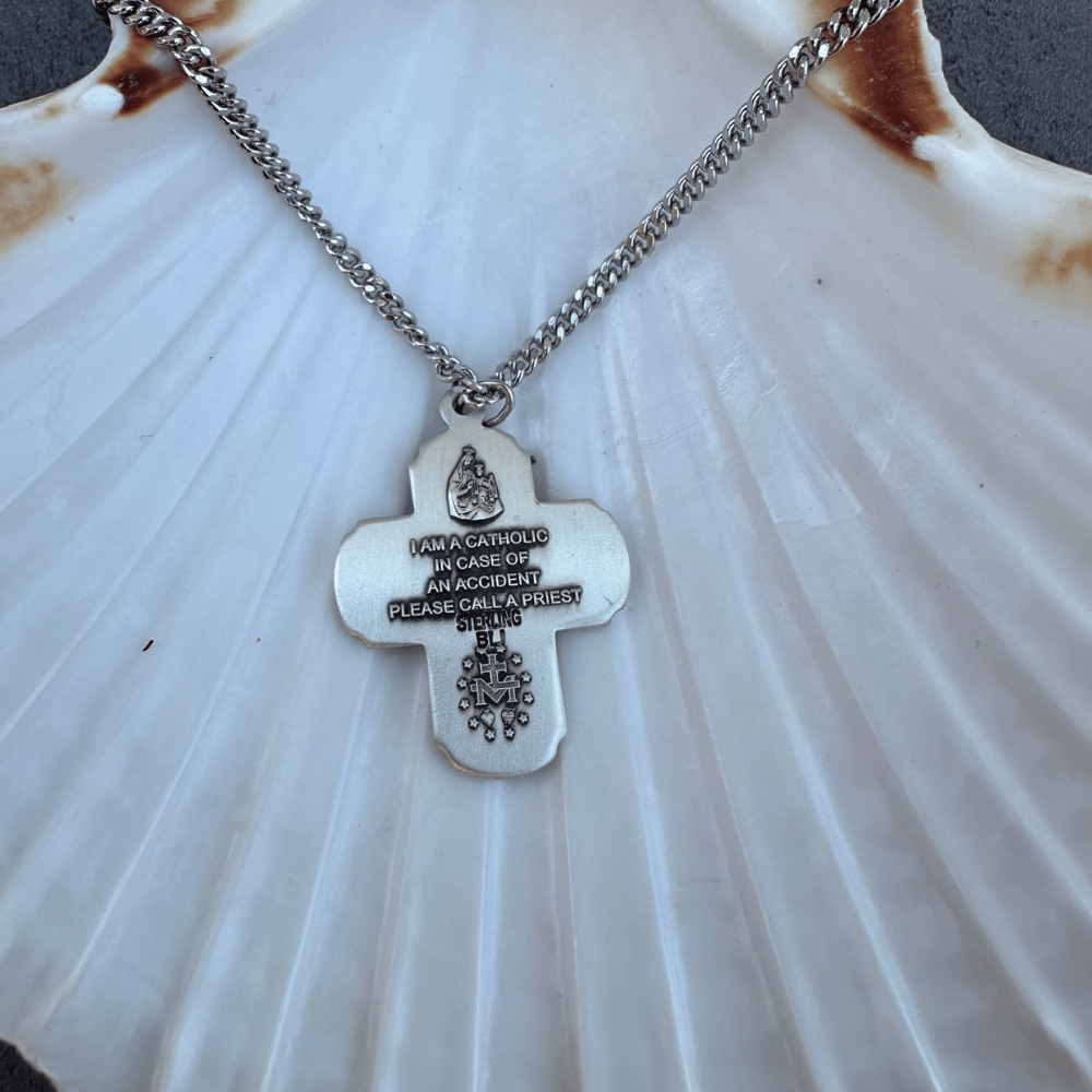 Sterling Silver 4-Way Pendant - 0040SS