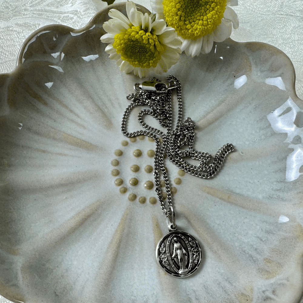 Sterling Silver Miraculous Pendant - 0601MSS