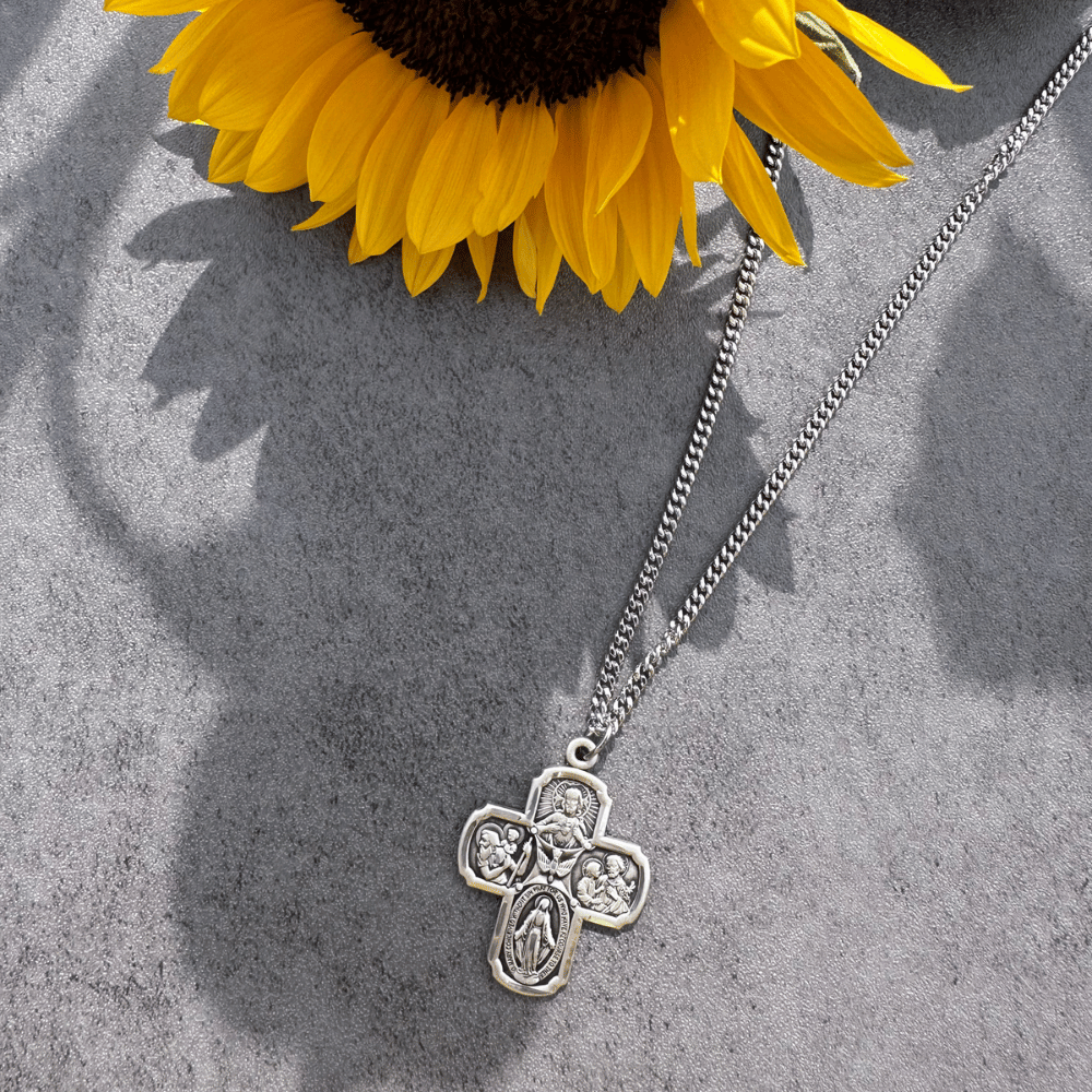 Sterling Silver 4-Way Pendant - 0040SS