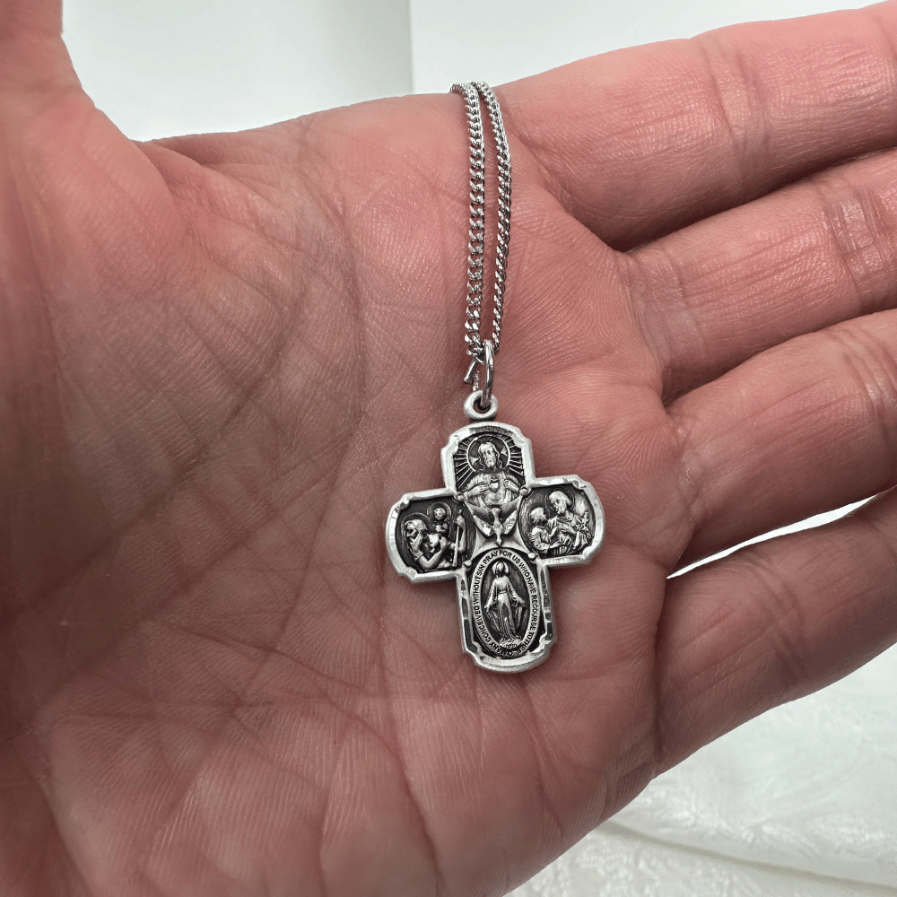 Sterling Silver 4-Way Pendant - 0041SS