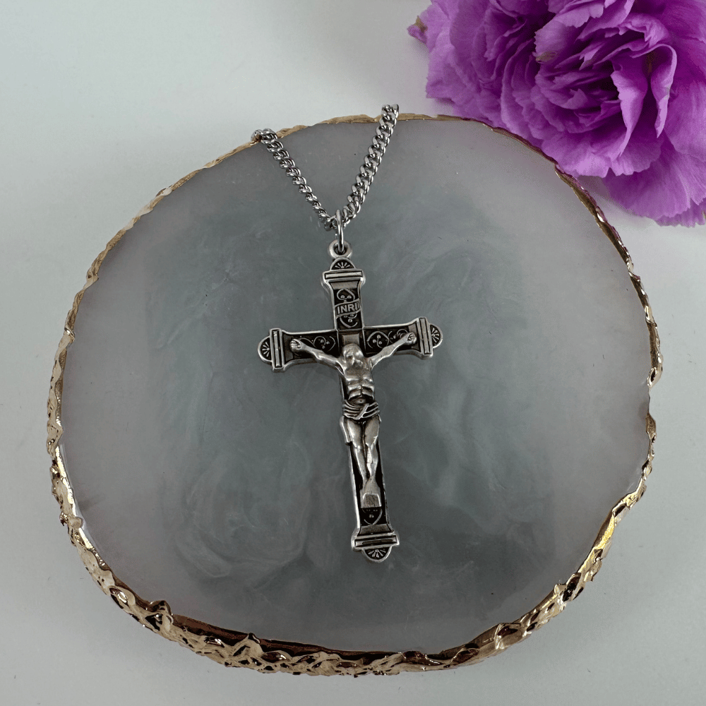 Sterling Silver Crucifix Pendant - 0658SS